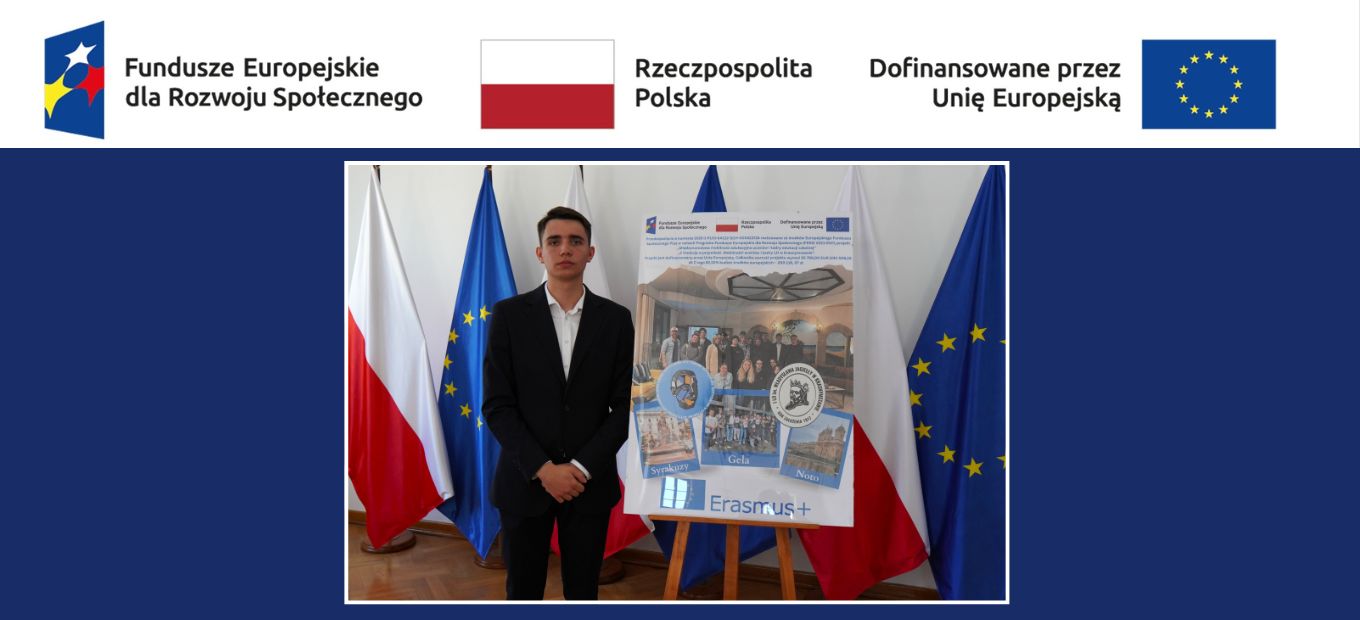 Uczeń I LO na forum Rady Miasta — relacja z projektu FERS na zasadach Erasmus+ na Sycylii